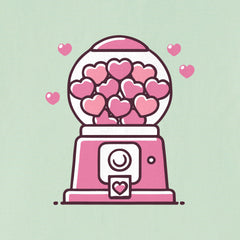 Kids Heart Gumballs Short Sleeve Crusher Tee