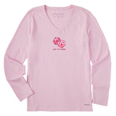 Women's Let it Ride Dice Long Sleeve Crusher Vee