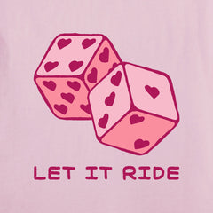 Women's Let it Ride Dice Long Sleeve Crusher Vee