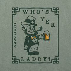 Men's Who's Yer Laddy Short Sleeve Crusher Tee
