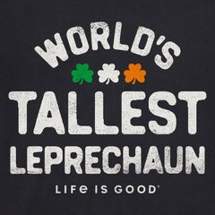 Men's World's Tallest Leprechaun Short Sleeve Crusher Tee