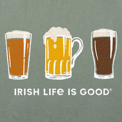 Women's Irish Life is Good Long Sleeve Crusher Vee