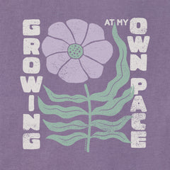 Women's Growing at my Own Pace Crusher Boxy Hoodie