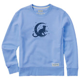 Women's Celestial Cat Simply True Fleece Crew