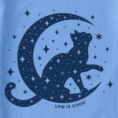Women's Celestial Cat Simply True Fleece Crew