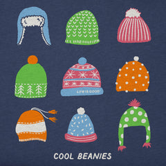 Women's Cool Beanies Short Sleeve Crusher Tee