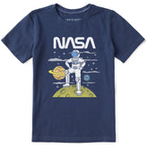 Kids NASA Moon Landing Short Sleeve Crusher Tee
