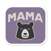 Adult Unisex Mama Bear-Head Small Die Cut Sticker