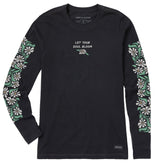 Women's Let Your Soul Bloom Daisies Long Sleeve Crusher Tee