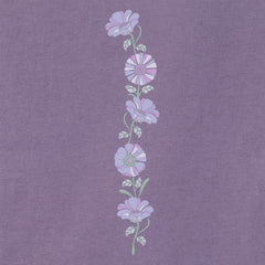 Women's Grow Through Retro Flowers Long Sleeve Crusher Tee