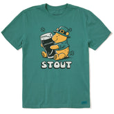 Men's Stout Winnie Short Sleeve Crusher Tee
