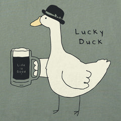 Men's Lucky Duck St. Pat's Short Sleeve Crusher Tee