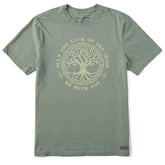 Men's May the Luck of the Irish Be With You Short Sleeve Crusher Tee