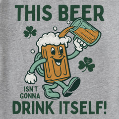 Men's This Beer Isn't Gonna Drink Itself Long Sleeve Crusher Tee