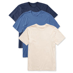 Men's Solid 3-Pack Crusher Tee Multi 7