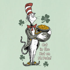 Kids Cat in the Hat on St. Pat's Short Sleeve Crusher Tee