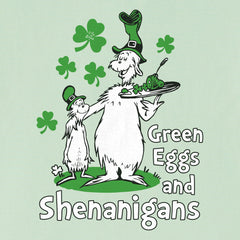 Kids Green Eggs and Shenanigans Short Sleeve Crusher Tee
