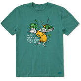 Men's Don't Knock It Til You Try It Short Sleeve Crusher Tee