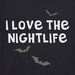 Kids I Love the Nightlife Long Sleeve Crusher Tee