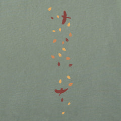 Women's Autumn Tree Leaves Long Sleeve Crusher Tee
