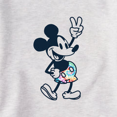 Men's Steamboat Willie Peace Mini Tie Dye Simply True Fleece Hoodie