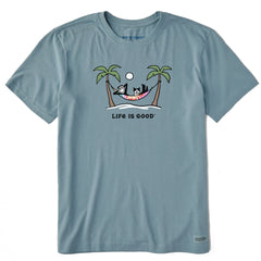 Men's Jake & Tux Palm Hammock Tie Dye Short Sleeve Crusher Tee