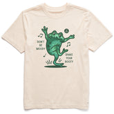 Men's Shake Your Booty Frog Tie Dye Short Sleeve Crusher Tee