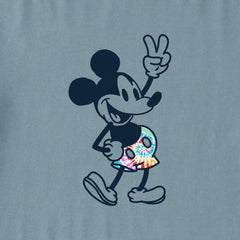 Men's Steamboat Willie Peace Mini Tie Dye Short Sleeve Crusher Tee