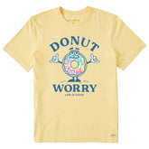 Men's Matchbook Donut Worry Tie Dye Short Sleeve Tee