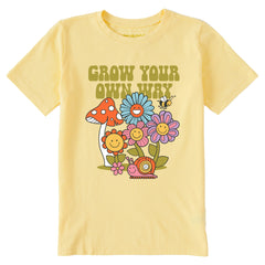 Kids Grow Your Own Way Garden Short Sleeve Crusher Tee