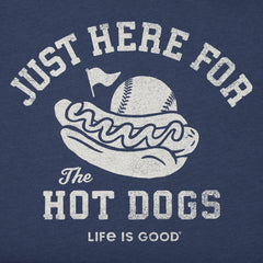Women's Here for the Hot Dogs Baseball Crusher Tank