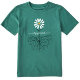 Kids Stay Grounded Short Sleeve Crusher Tee