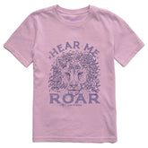 Kids Hear Me Roar Short Sleeve Crusher Tee