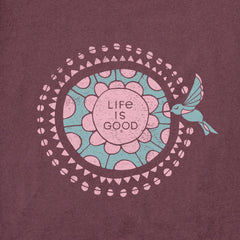 Women's Hummingbird Sun Short Sleeve Crusher Tee
