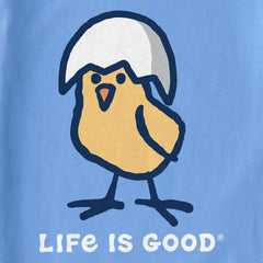 Kids Eggshell Chick Short Sleeve Crusher Tee