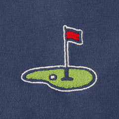Men's Embroidered Golf Flag Short Sleeve Crusher Tee