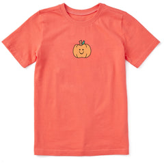 Kids Happy Pumpkin Short Sleeve Crusher Tee