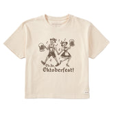 Women's Ja, Oktoberfest! Short Sleeve Crusher Boxy Tee