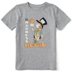 Kids Let the Madness Begin Short Sleeve Crusher Tee