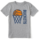 Kids Buckets Short Sleeve Crusher Tee