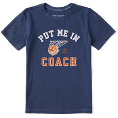 Kids Put Me In Coach Short Sleeve Crusher Tee