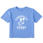 Women's Cinderella Story Short Sleeve Crusher Boxy Tee