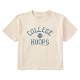 Women's College Hoops Short Sleeve Crusher Boxy Tee