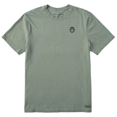 Men's Embroidered Jake Face Short Sleeve Crusher Tee