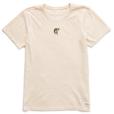 Women's Embroidered Jumping Fish Short Sleeve Crusher Tee