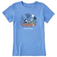 Women's Canoe Ride Willie and Winnie Short Sleeve Crusher Tee