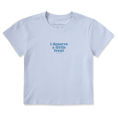 Women's I Deserve A Little Treat Crusher-LITE Shrunken Tee