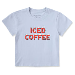 Women's Iced Coffee Snowy Crusher-LITE Shrunken Tee