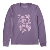 Women's Leaf Medley Long Sleeve Crusher Tee