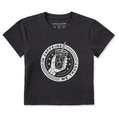 Women's In Caffeine We Trust Crusher-LITE Shrunken Tee